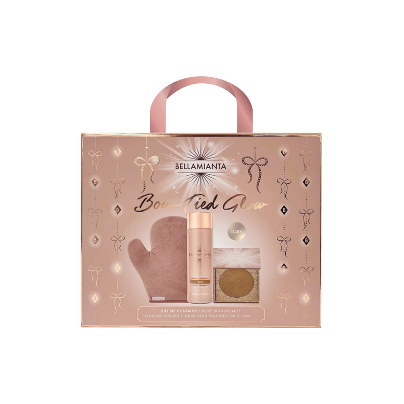 Bellamianta Bow-Tied Glow 3 Piece Liquid Tanning Set